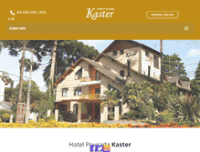 Tablet Screenshot of hotelpousadakaster.com.br
